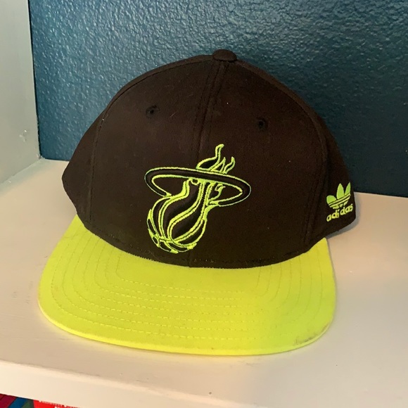 adidas Other - MIAMI HEAT Neon SnapBack Hat